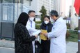 甘肅第七批5名新冠肺炎患者從蘭州市第二人民醫(yī)院（雁灘分院）治愈出院
