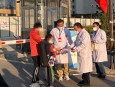 甘肅第五批13名新冠肺炎患者從蘭州市第二人民醫(yī)院（雁灘分院）治愈出院